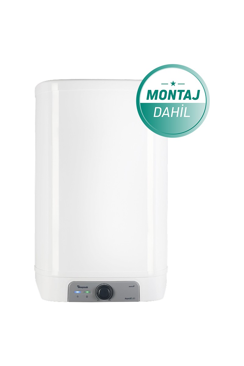 Baymak AQUA X-LED PRIZ. 65 LT TERMOSİFON (MONTAJ DAHİL)