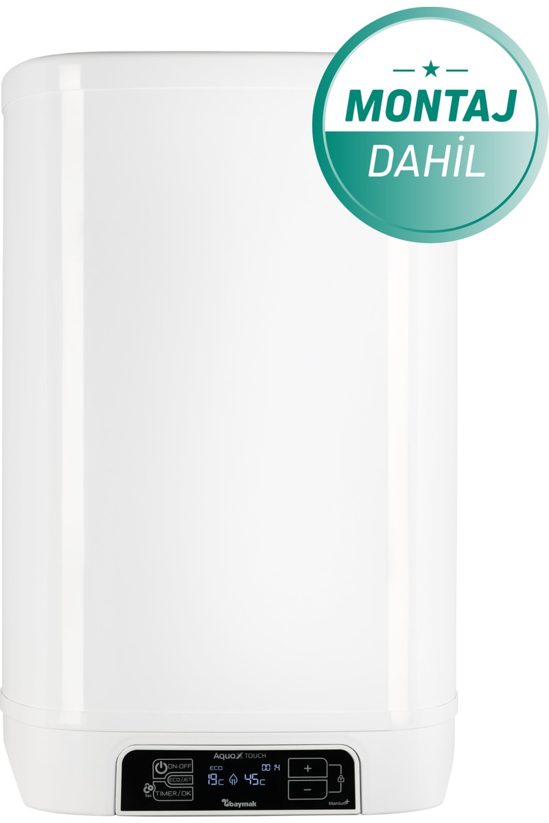 Baymak AQUA X-TOUCH 65 LT TERMOSİFON (MONTAJ DAHİL):