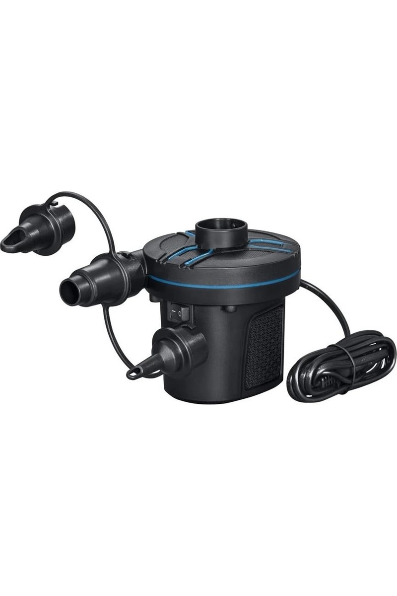 Bestway 62252 PowerTouch 220V Elektrikli Hava Pompası Dayanıklı Siyah Malzeme ile Pratik Kullanım