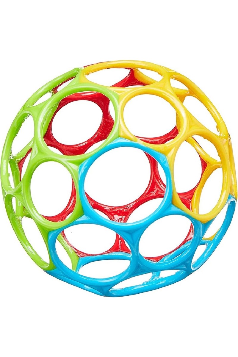 Bright Oball Klasik Top 10.5 cm Yumuşak ve Esnek Tasarım 0-24 Ay Bebekler İçin