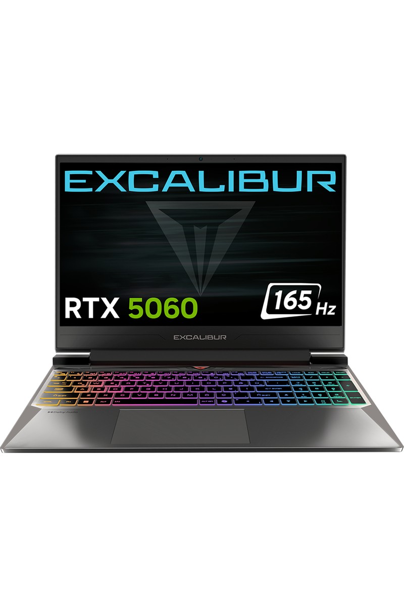 Casper Excalibur G870 Intel Core i7 13620H 24GB 1TB SSD RTX5060 Freedos 15.6" 165Hz Taşınabilir Bilgisayar G870.1362-CF60X-C