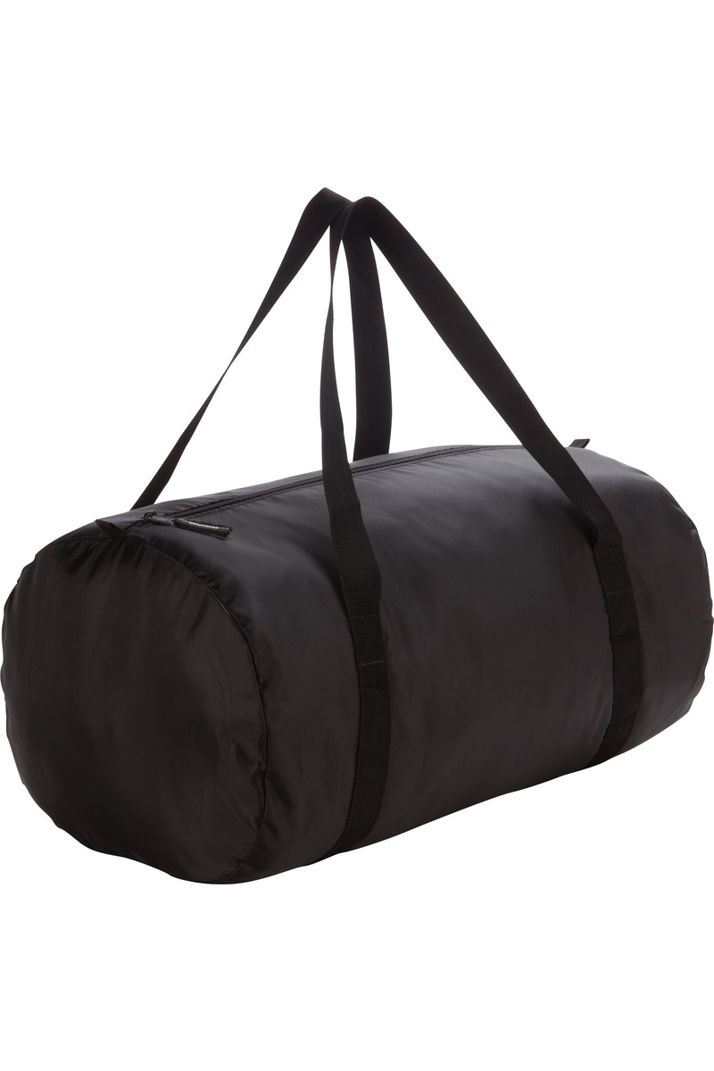 Decathlon Domyos Fitness Çantası - Katlanabilir - 30 L Siyah Polyester Malzeme ile Orta Boy
