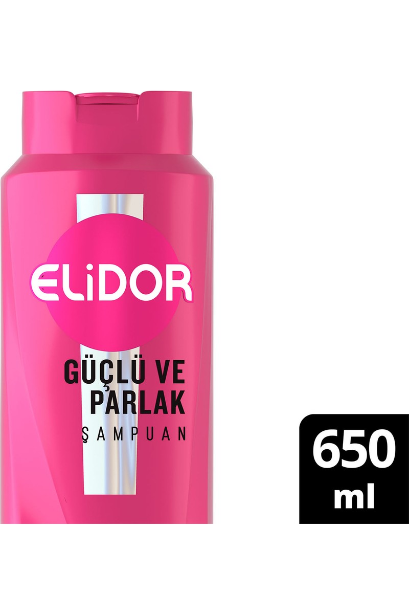 Elidor Superblend Saç Bakım Şampuanı Güçlü ve Parlak E Vitamini Makademya Yağı 650 ml