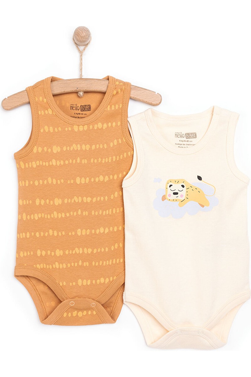HelloBaby Erkek 2li Atlet Body Erkek Bebek