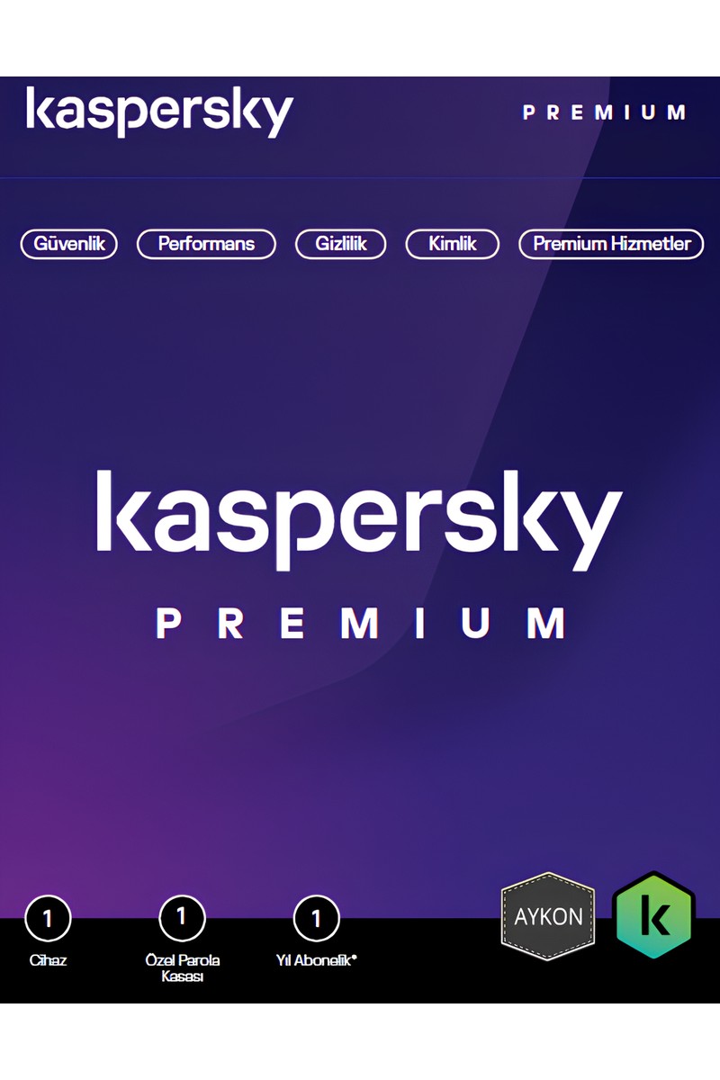 Kaspersky Premium 2025- 3 Kullanıcı 1 Yıl-Sınırsız Vpn Dahil- Resmi Distribütör Garantili- Hemen Teslim