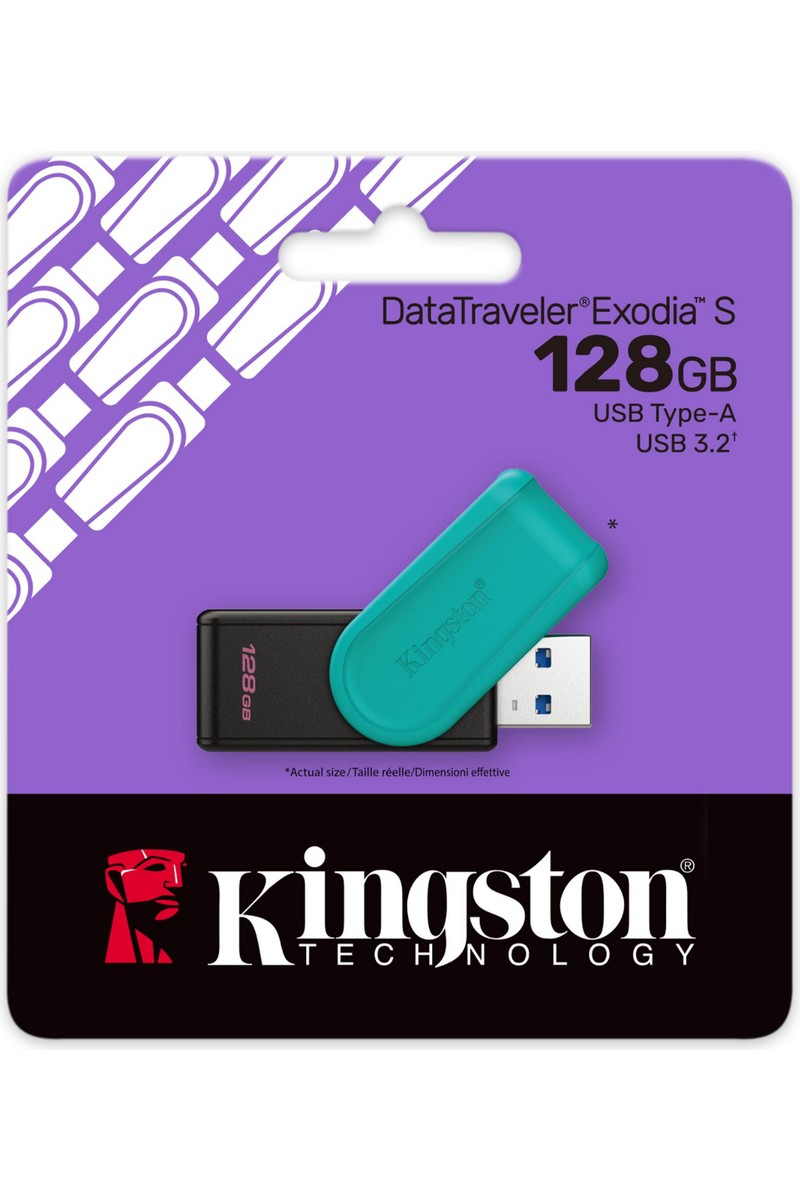 Kingston Datatraveler Exodia S 128GB Dtxs Usb3.2 Gen.1 USB Flash Bellek DTXS/128GB