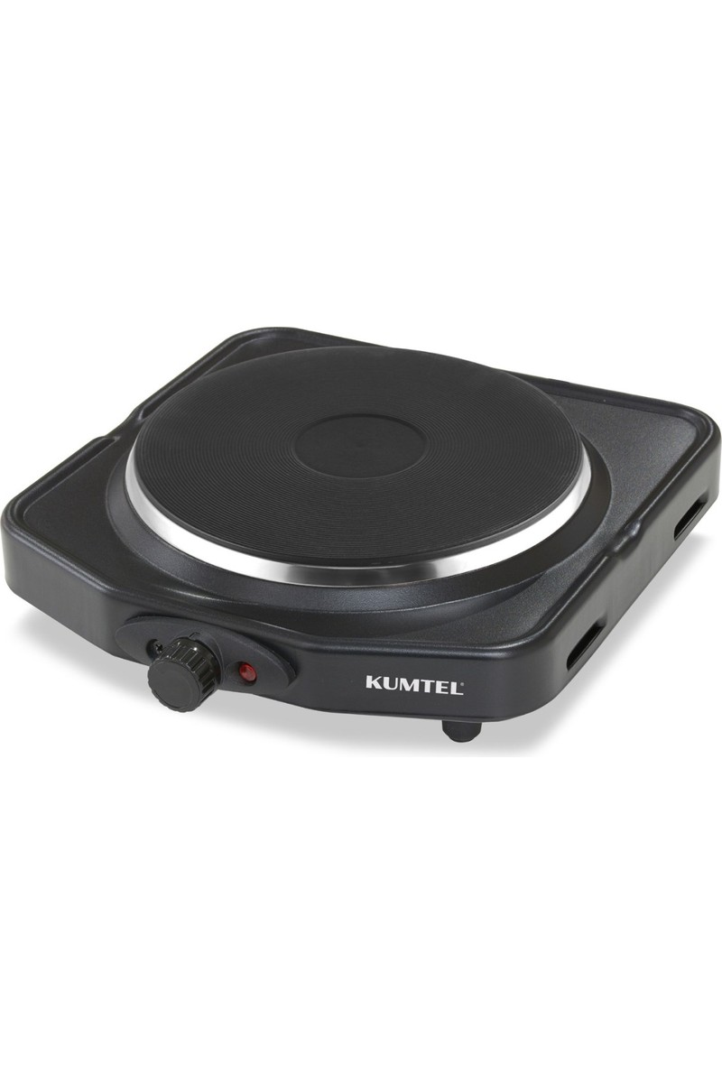 Kumtel Siyah Elektrikli Setüstü Hotplate Ocak LX-7011 1500 Watt Metal Malzeme ile Güçlü Performans