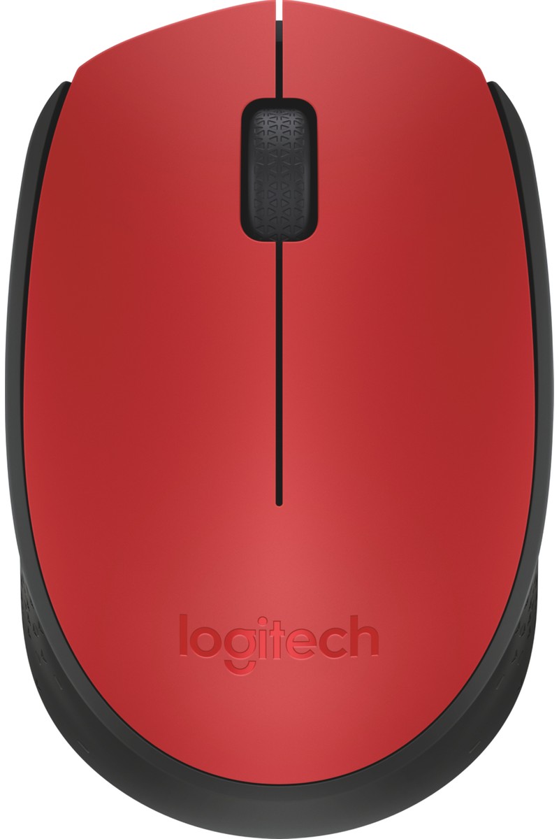 Logitech M171 USB Kırmızı Kablosuz Mouse