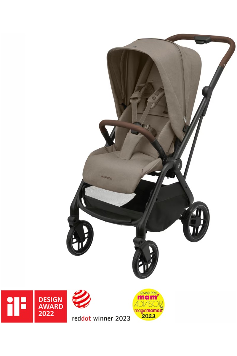 Maxi-Cosi Leona2 Çift Yönlü Uzatılabilir Sırt Desteği Tam Yatabilir Seyahat Sistem Olabilen Bebek Arabası Twillic Truffle