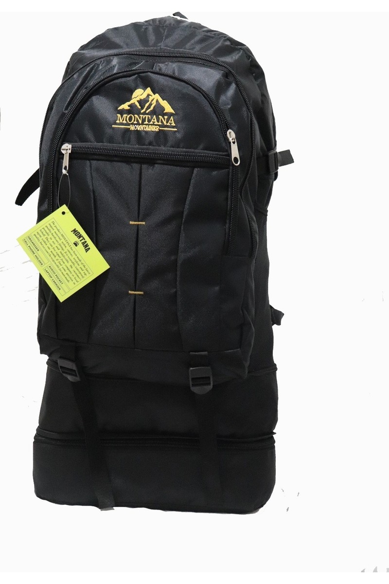 Montana Mountainer Montana Büyük Boy Dağcı Sırt Çantası 80 Litre Unisex Ayakkabılıklı ve Körüklü Tasarım