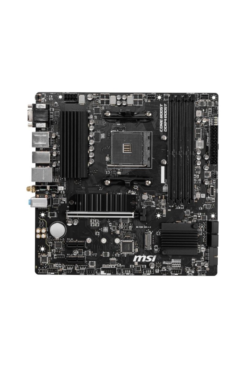 MSI B550M PRO-VDH Wifi AM4 DDR4 4400(OC) HDMI DVı VGA M.2 USB3.2 WIFI MATX Anakart