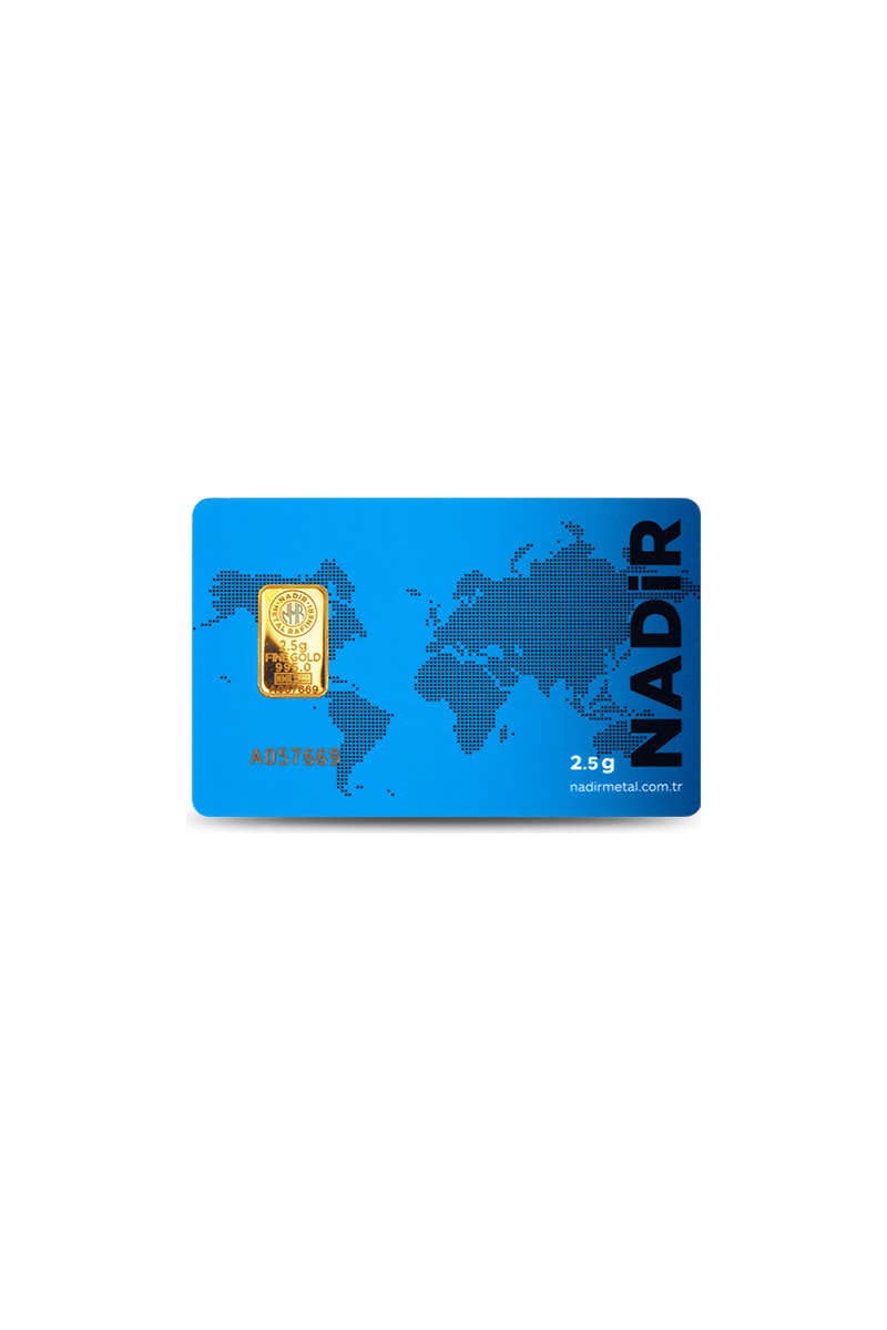 Nadir Gold 24 Ayar Külçe Gram Altın 2,5 Gr