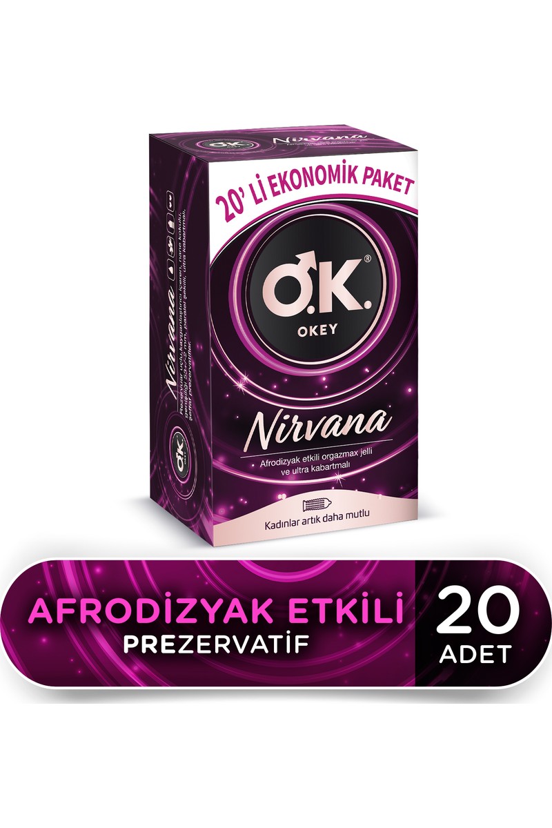 Okey Nirvana 20'li Ekonomik Prezervatif