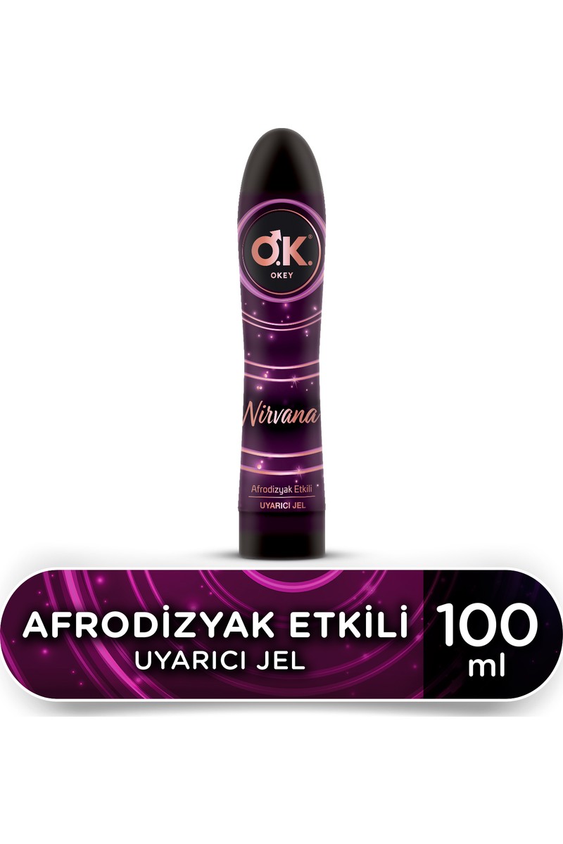 Okey Nirvana Uyarıcı Jel 100 ml Afrodisyak Özelliği ile Aile Planlaması İçin