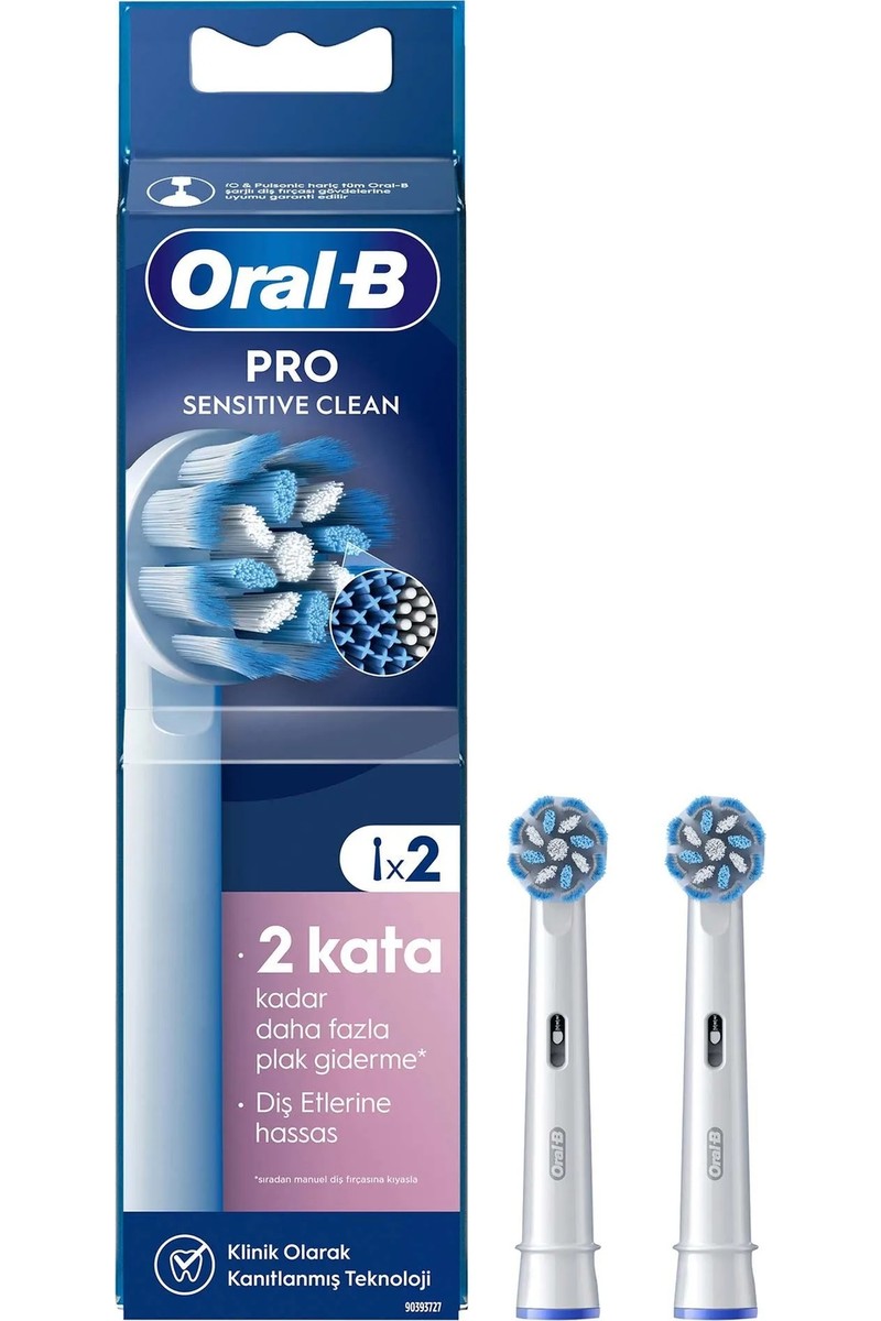 Oral-B Şarjlı Diş Fırçası Yedek Başlığı Sensitive X-Filament 2 adet ürün