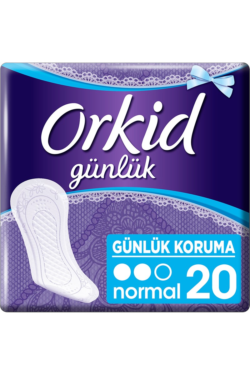 Orkid Günlük Ped Normal 20 Adet Tekli Paket