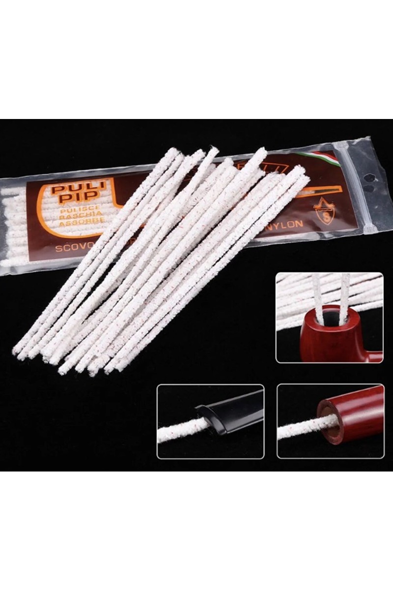 Puff Cleaner 50 Adet Pipo Temizleme Fırçası Sert Telli Metal Malzeme ile Etkili Temizlik
