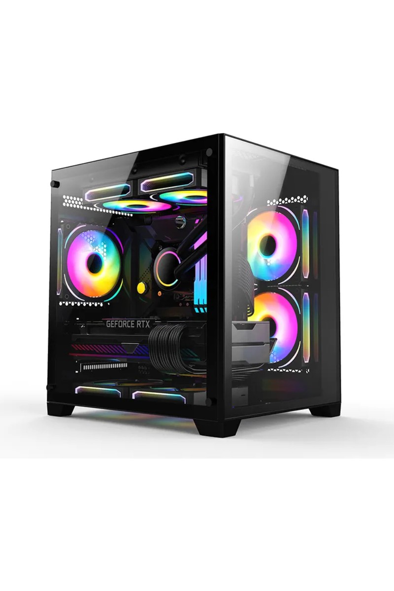 Revenge Nova 3 Rgb Fanlı Temperli Cam Panel Boş M-Atx Gaming Oyuncu Bilgisayar Kasası