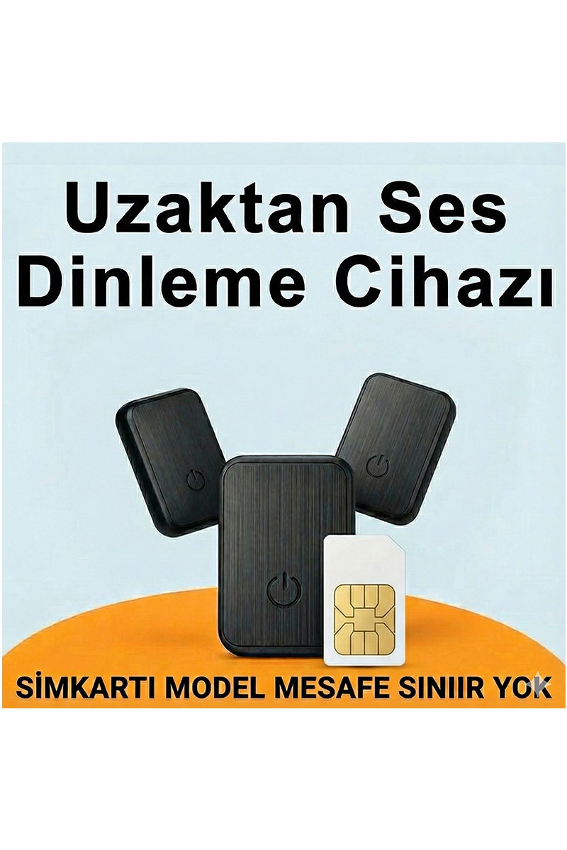 SinoTek Uzaktan Ses Duyma Cihazı Simkartlı Kayıt Cihazı Taşınabilir Tasarım
