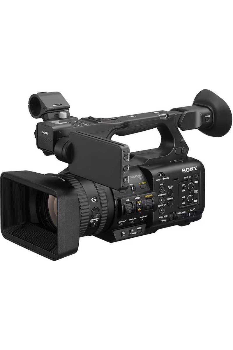 Sony Pxw Z200 Profesyonel Video Kamera 4K HDR Çözünürlükte Siyah Renkli Gelişmiş Özellikler