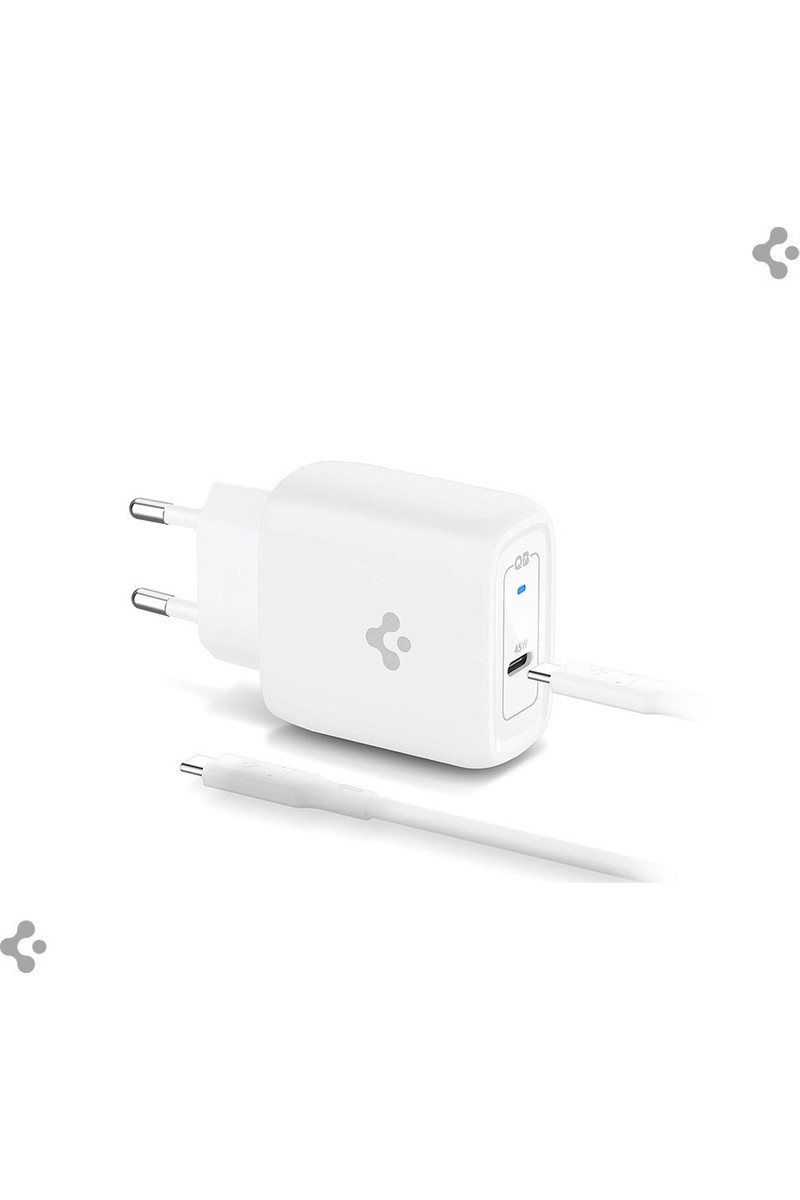 Spigen 45W USB-C Hızlı Şarj Aleti + Örgü Kablo PPS 2.0 Super
