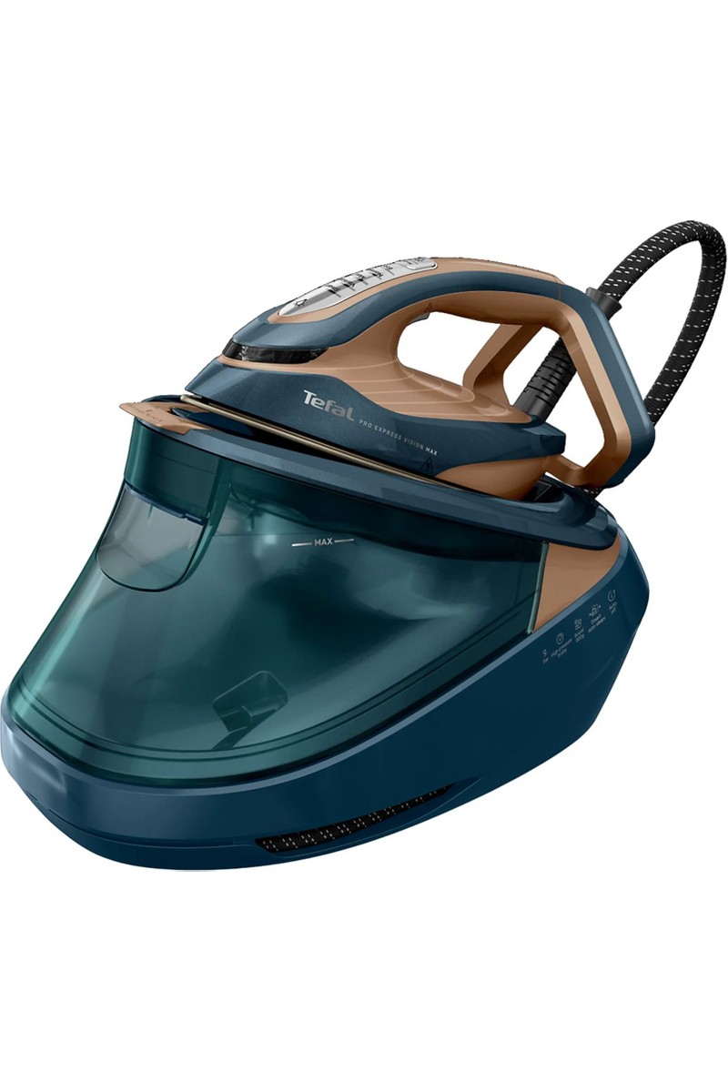 Tefal Pro Express Vision Max GV9920 3000 Watt Buhar Kazanlı Ütü Yeşil Renkli Otomatik Kapanma Özelliği