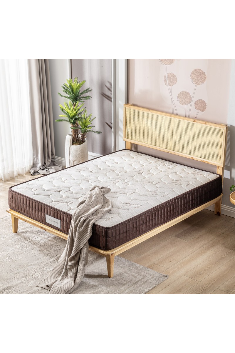 US. Sleeping Full Ortopedik Super Bamboo Yaylı Yatak (21Cm) 90X190