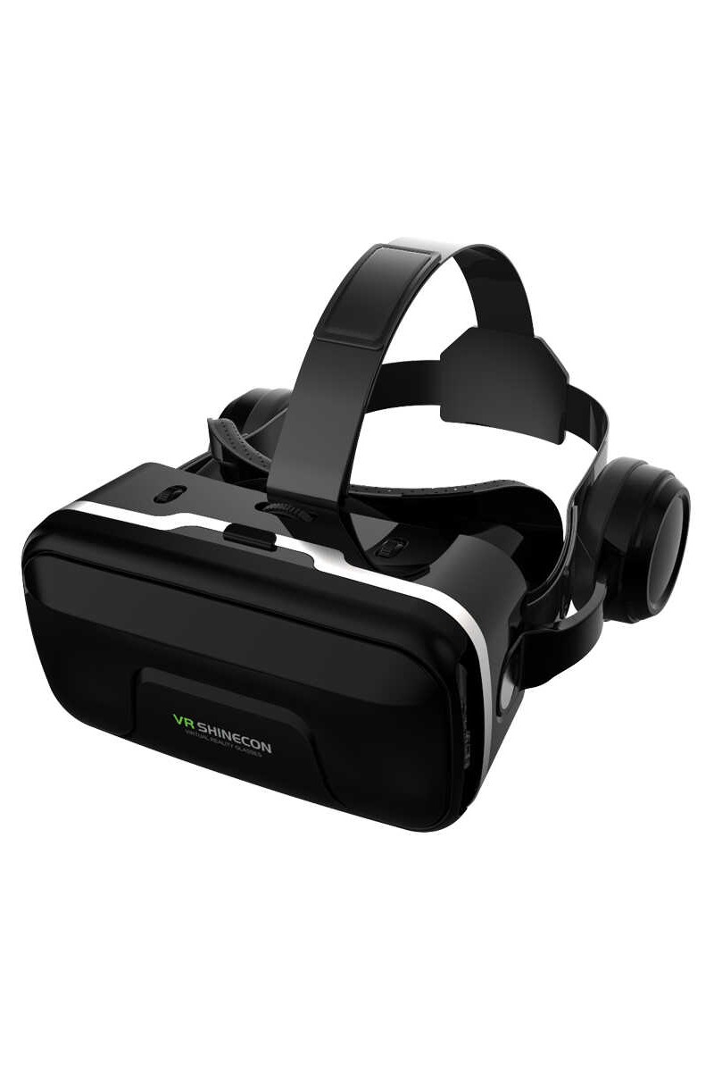 VR SHINECON Sanal Gerçeklik Gözlüğü G04EA 720° Panoramik Görünüm Bluetooth Uyumlu Siyah